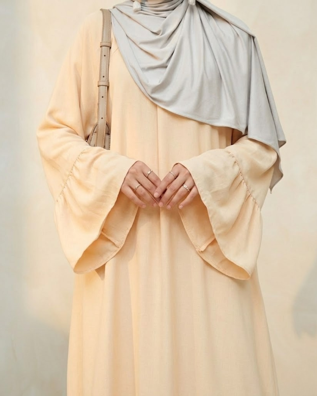 Ruffle Sleeve Abaya