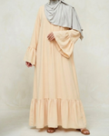 Ruffle Sleeve Abaya