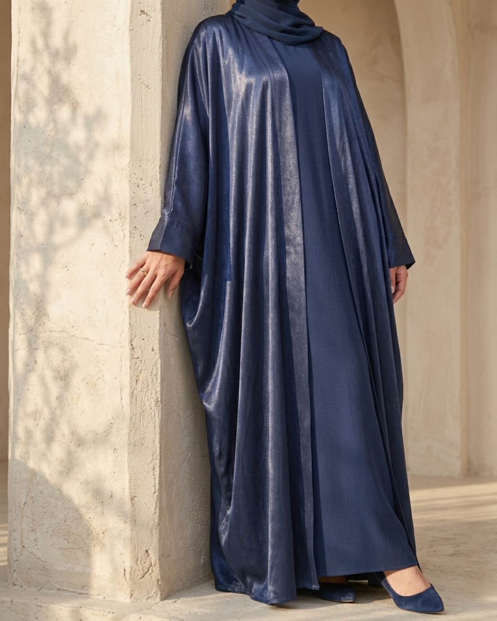Sapphire Reign | Luxury Arabic Robe Set