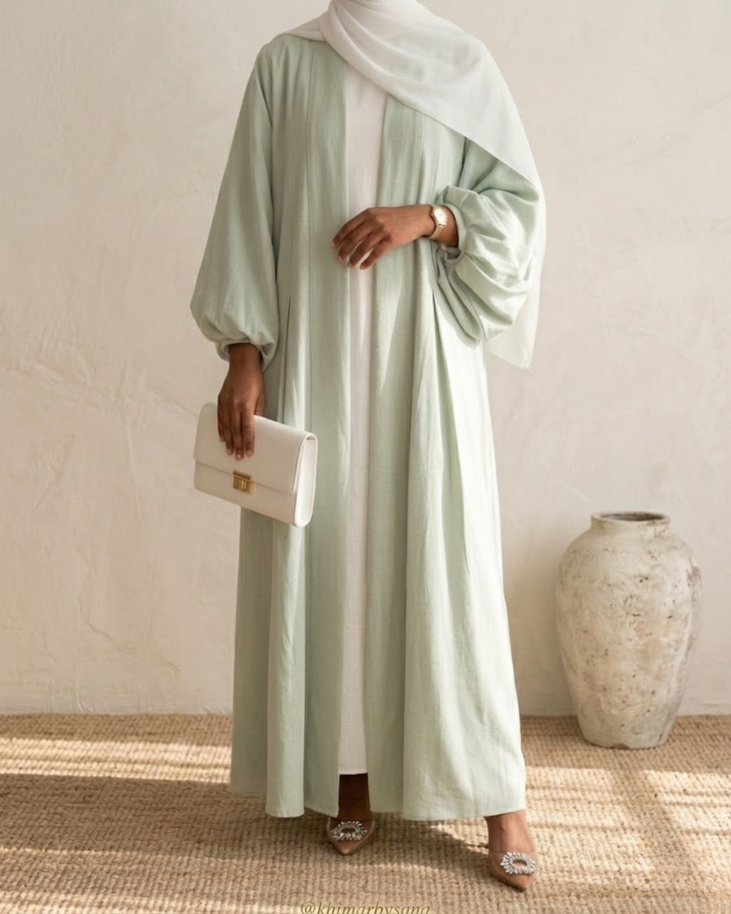 Mint Puff Sleeve Upper