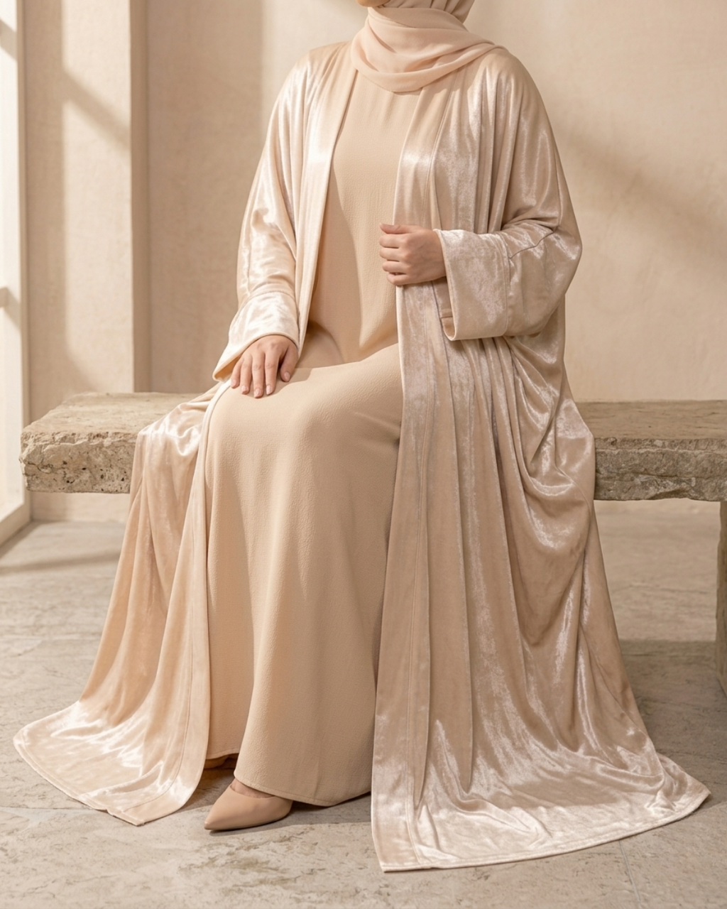 Champagne Hour | Luxury Arabic Robe Set