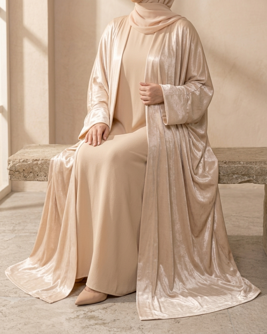 Champagne Hour | Luxury Arabic Robe Set