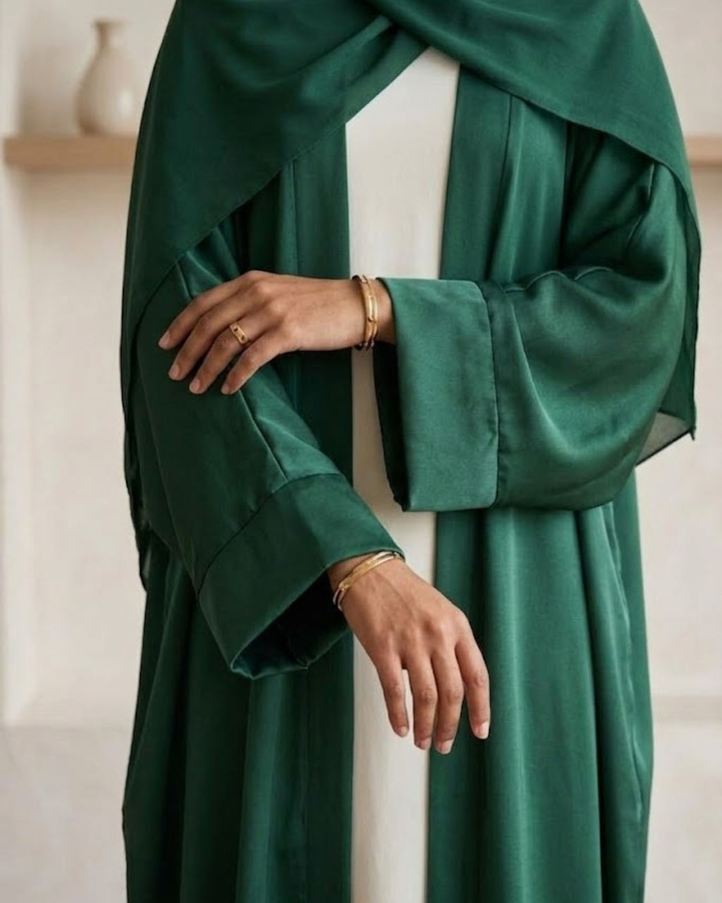 Emerald Satin Upper