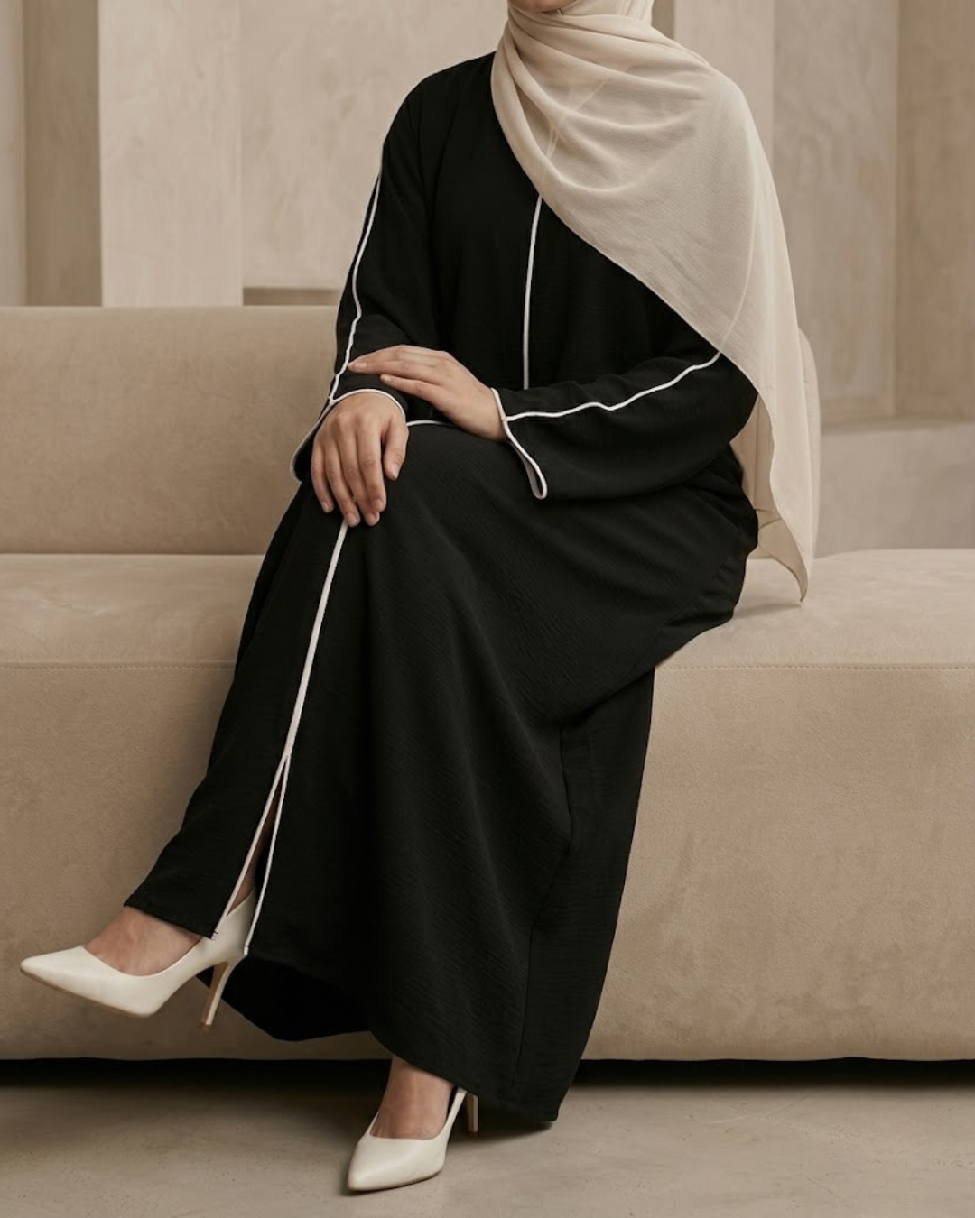 Classic Black Abaya