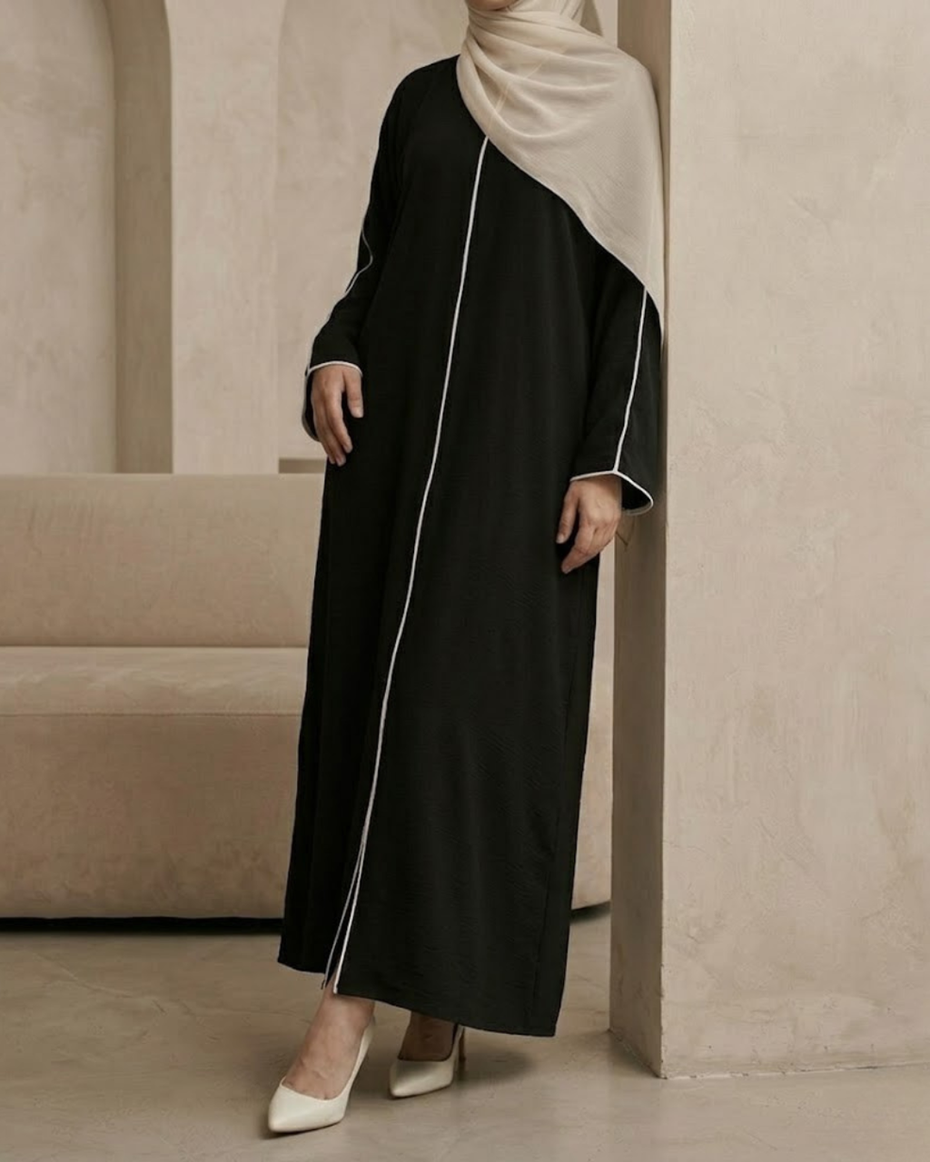 Classic Black Abaya