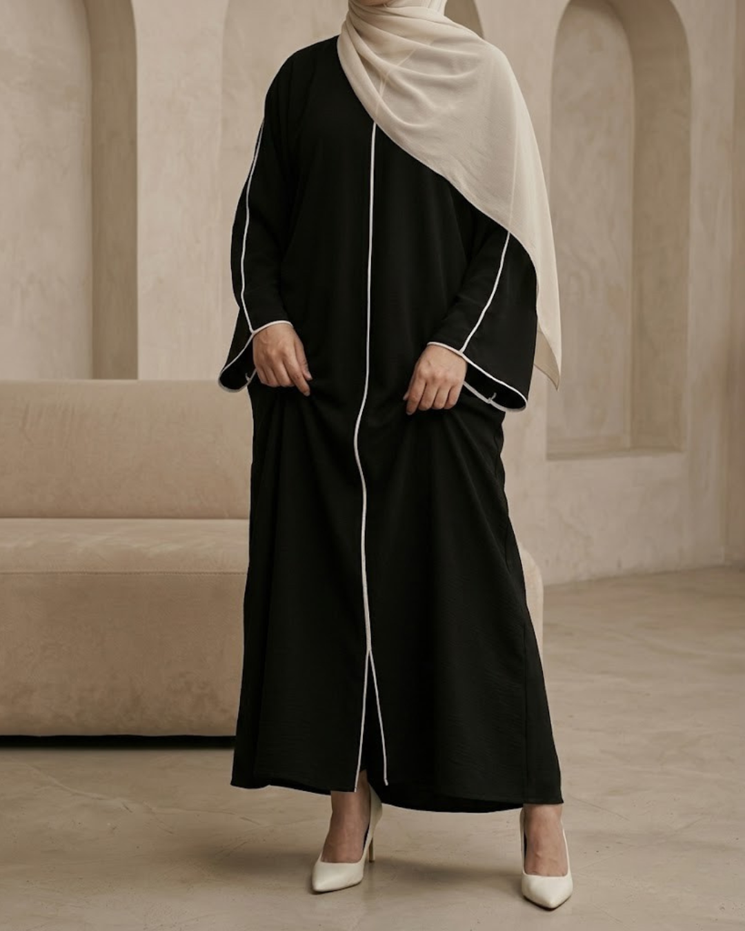 Classic Black Abaya