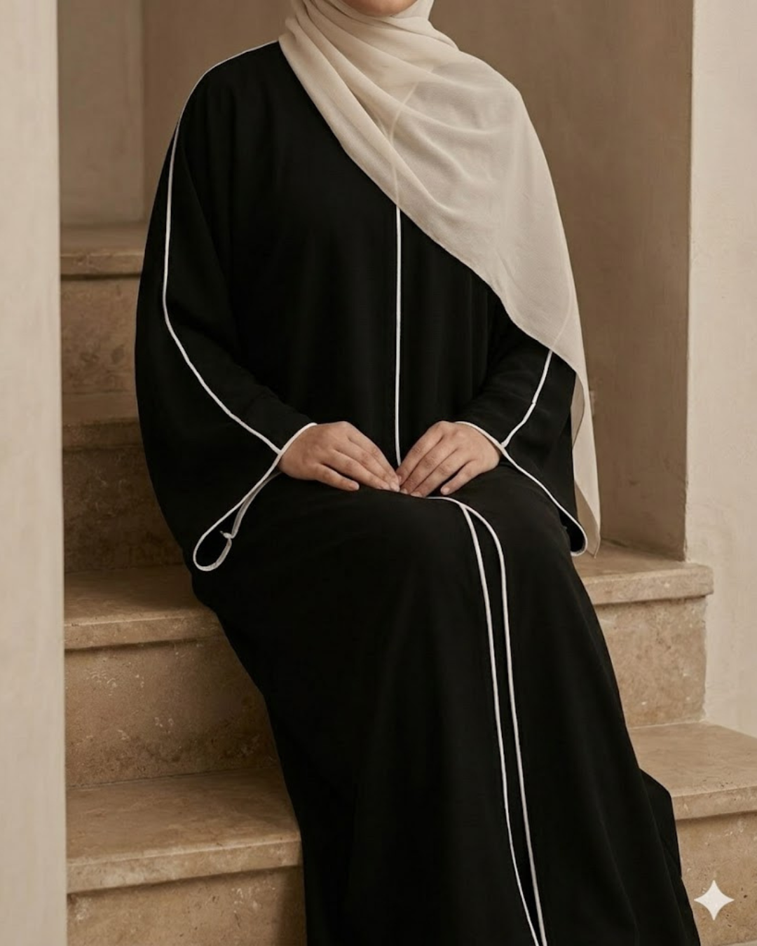 Classic Black Abaya