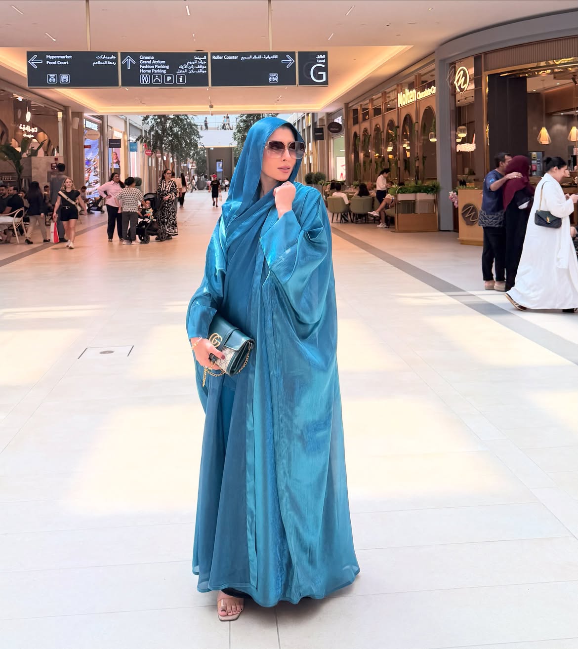 Turquoise Hour | Luxury Arabic Robe Set
