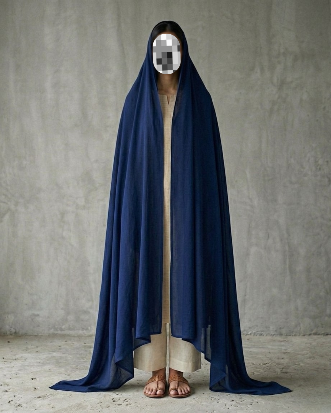 The Navy Blue Chadar