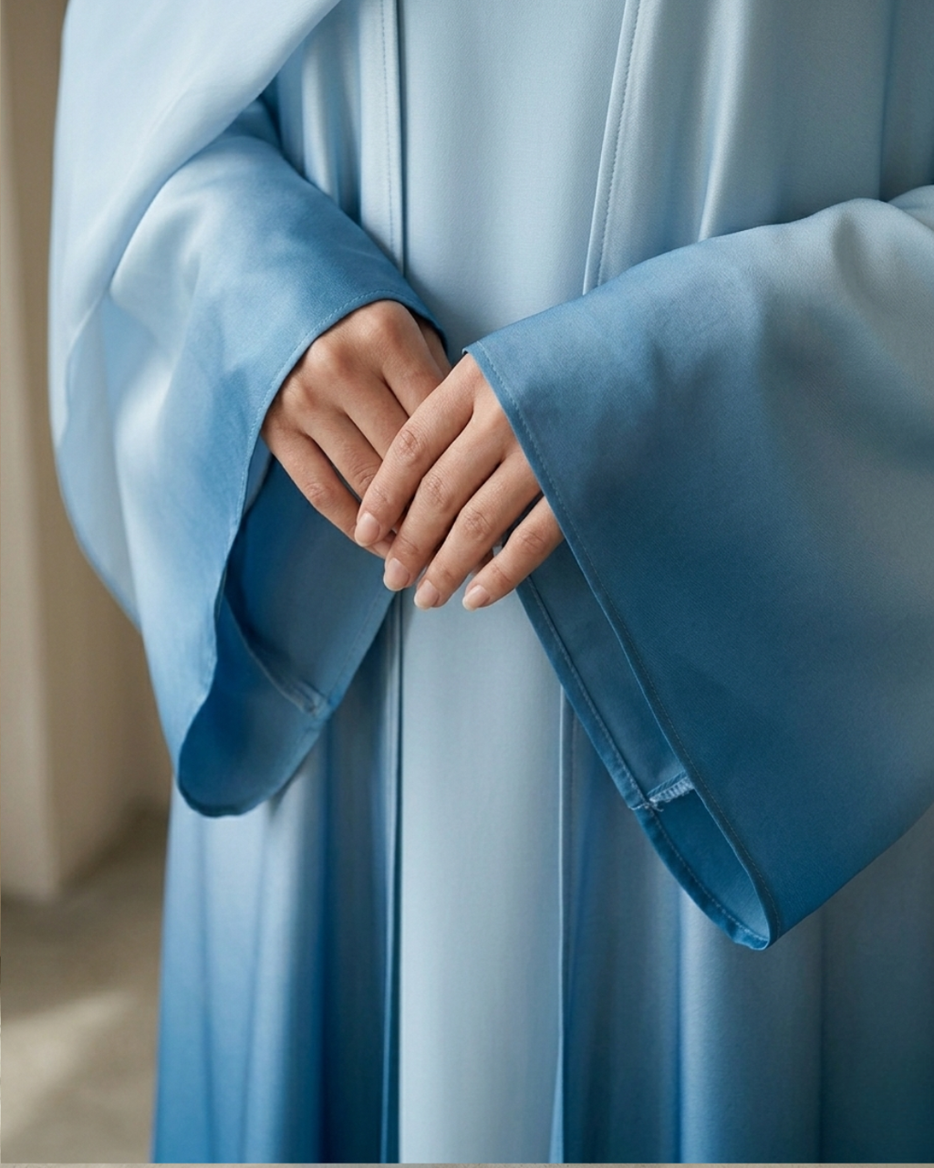 The Ombre Silk Abaya
