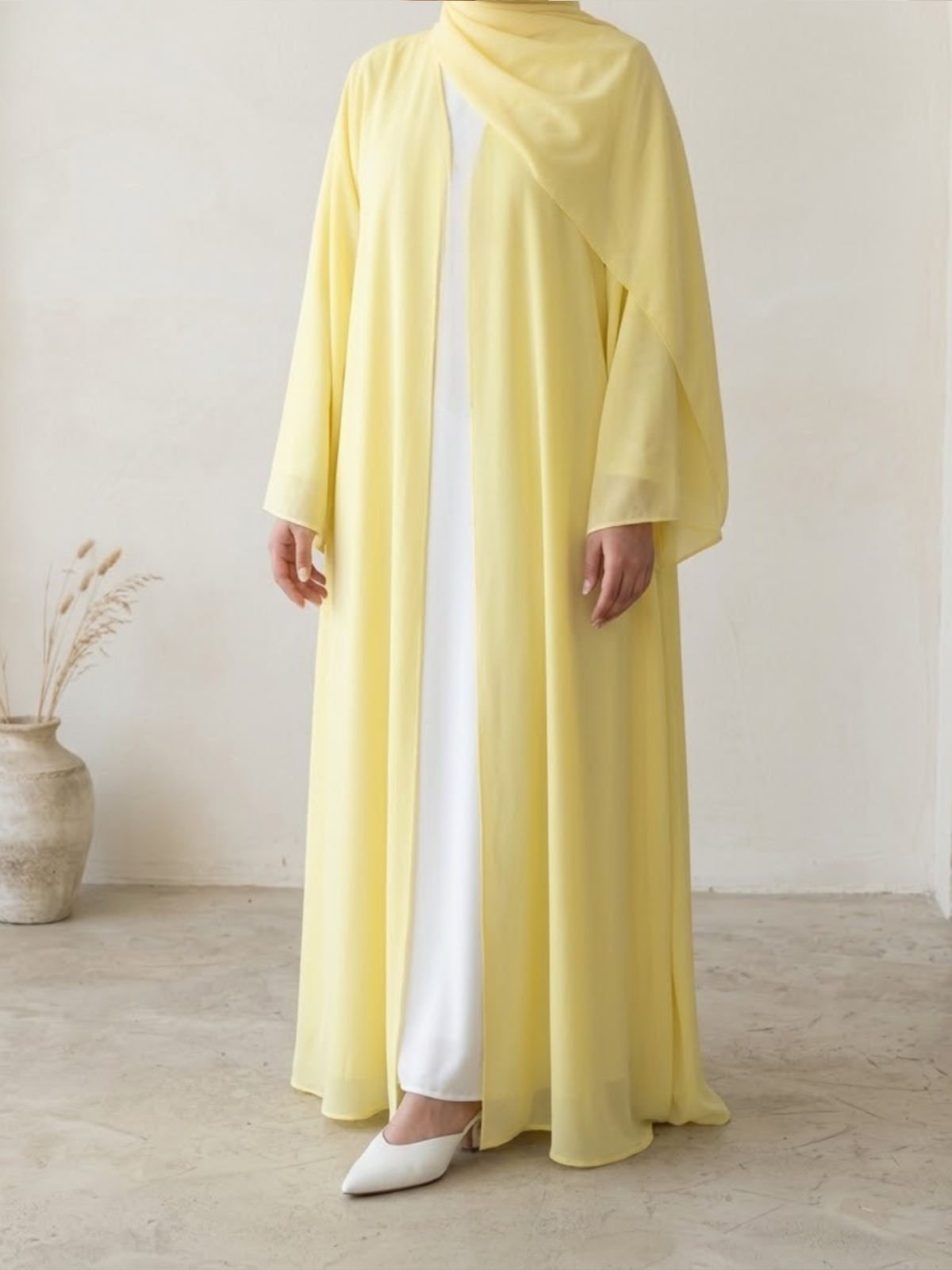 The Butter Yellow Abaya