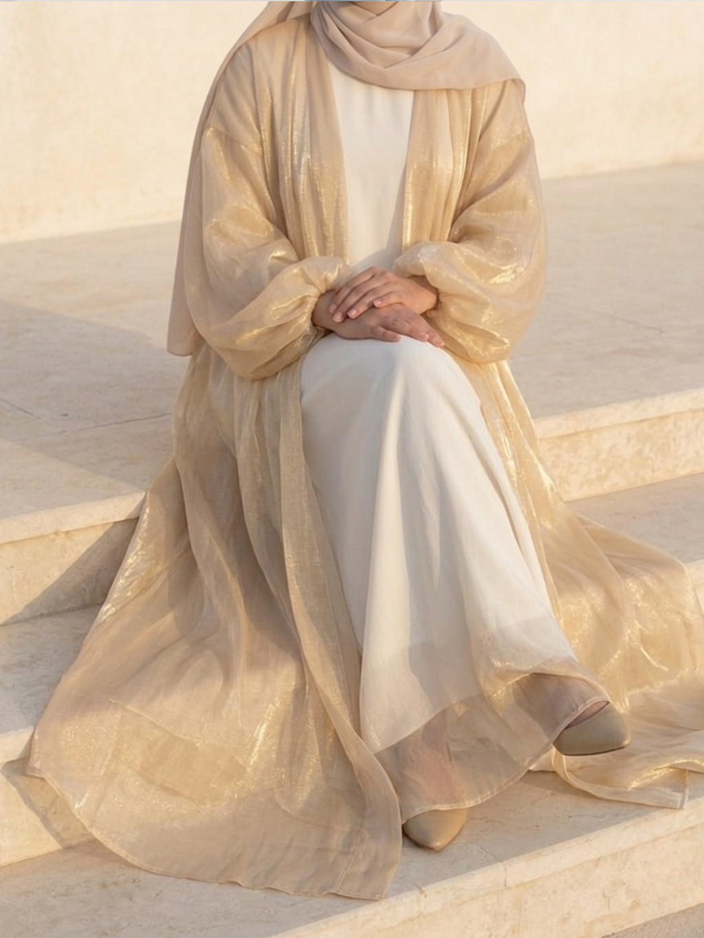 Sunset Organza Abaya