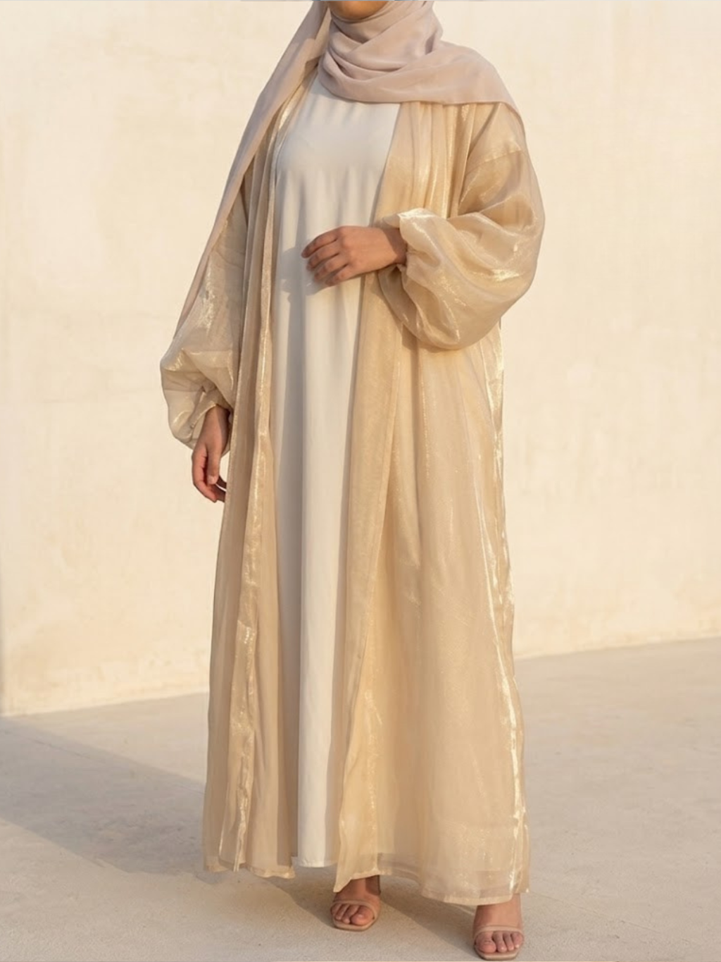 Sunset Organza Abaya