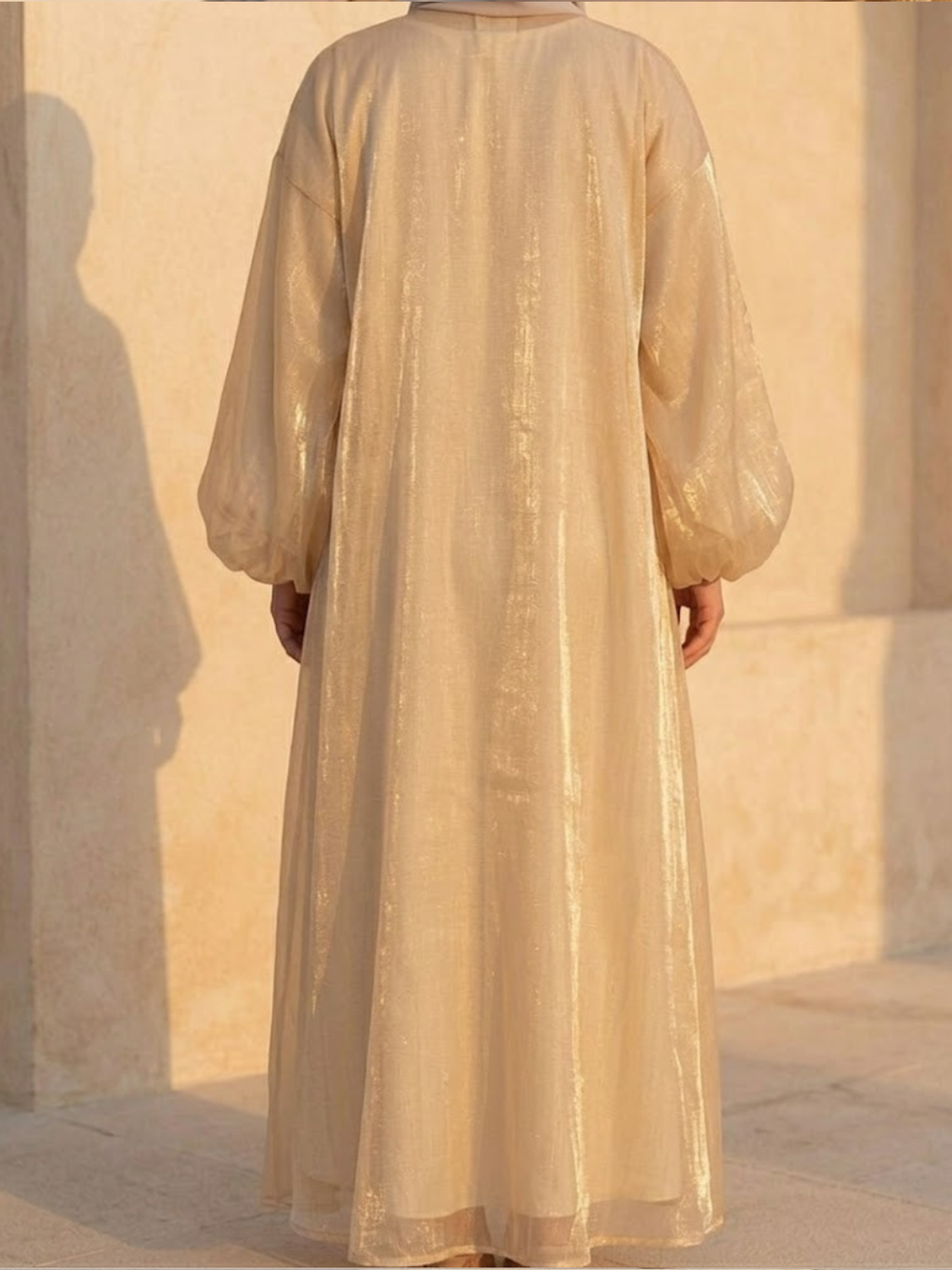 Sunset Organza Abaya