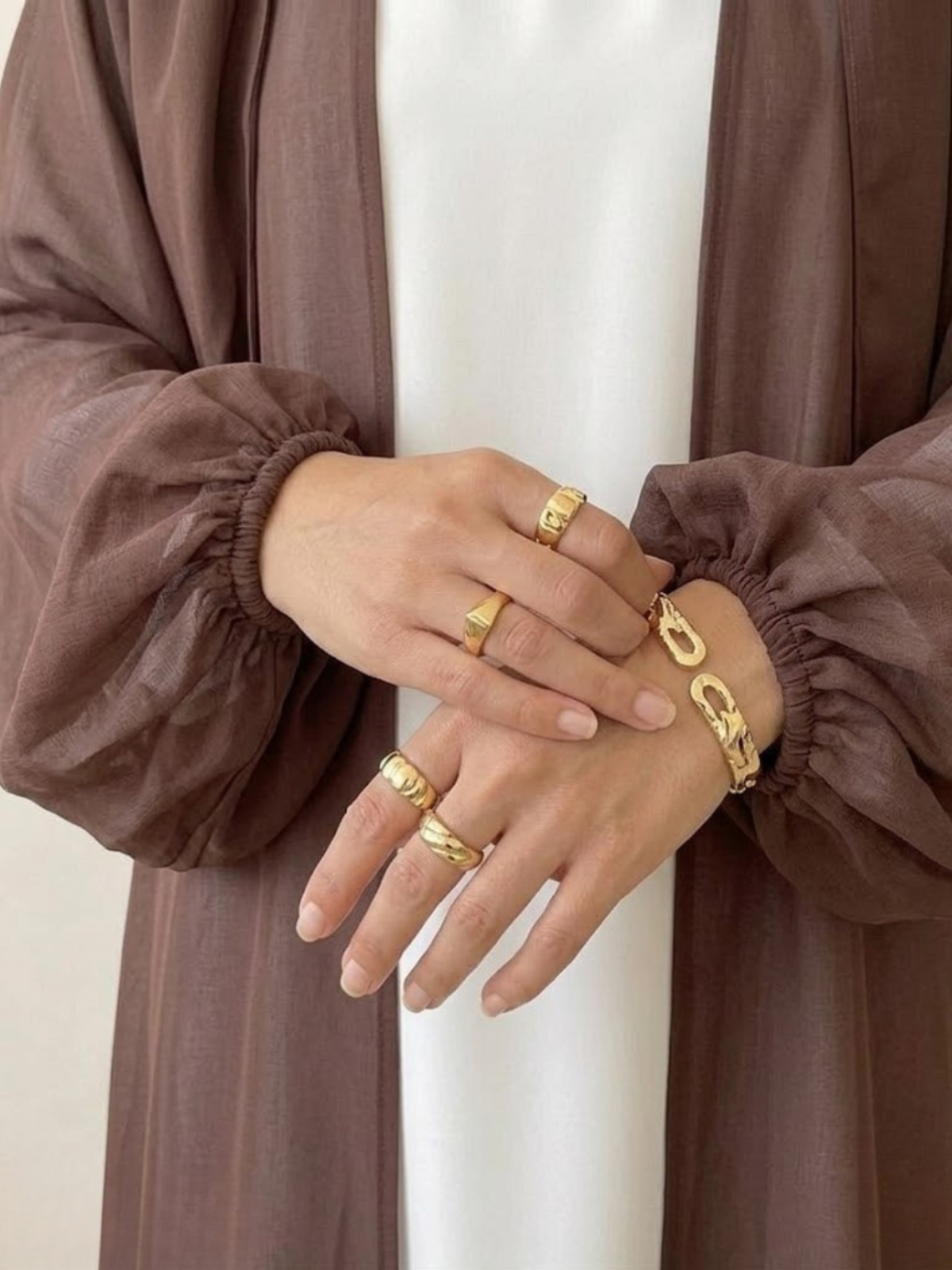 The Chocolate Chiffon Abaya