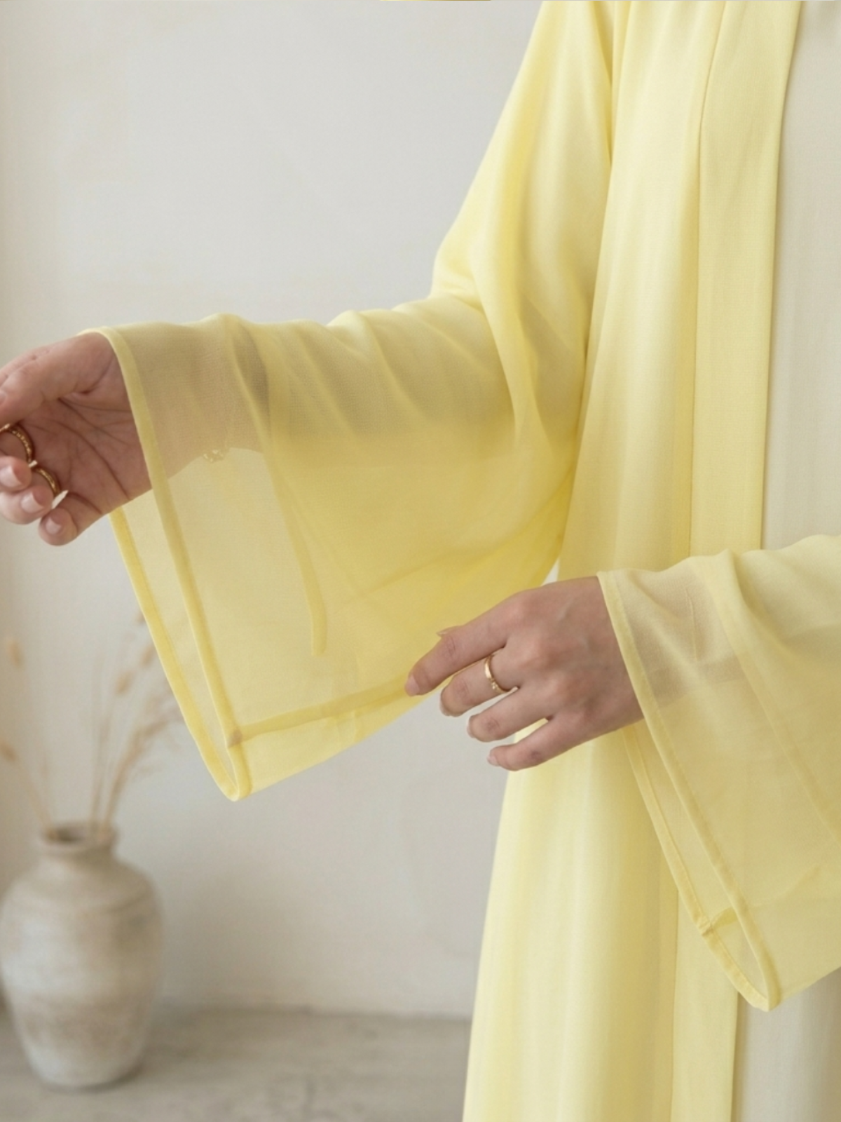 The Butter Yellow Abaya