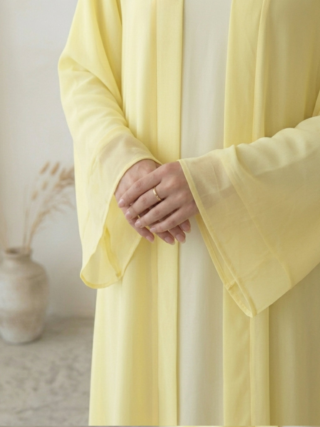 The Butter Yellow Abaya
