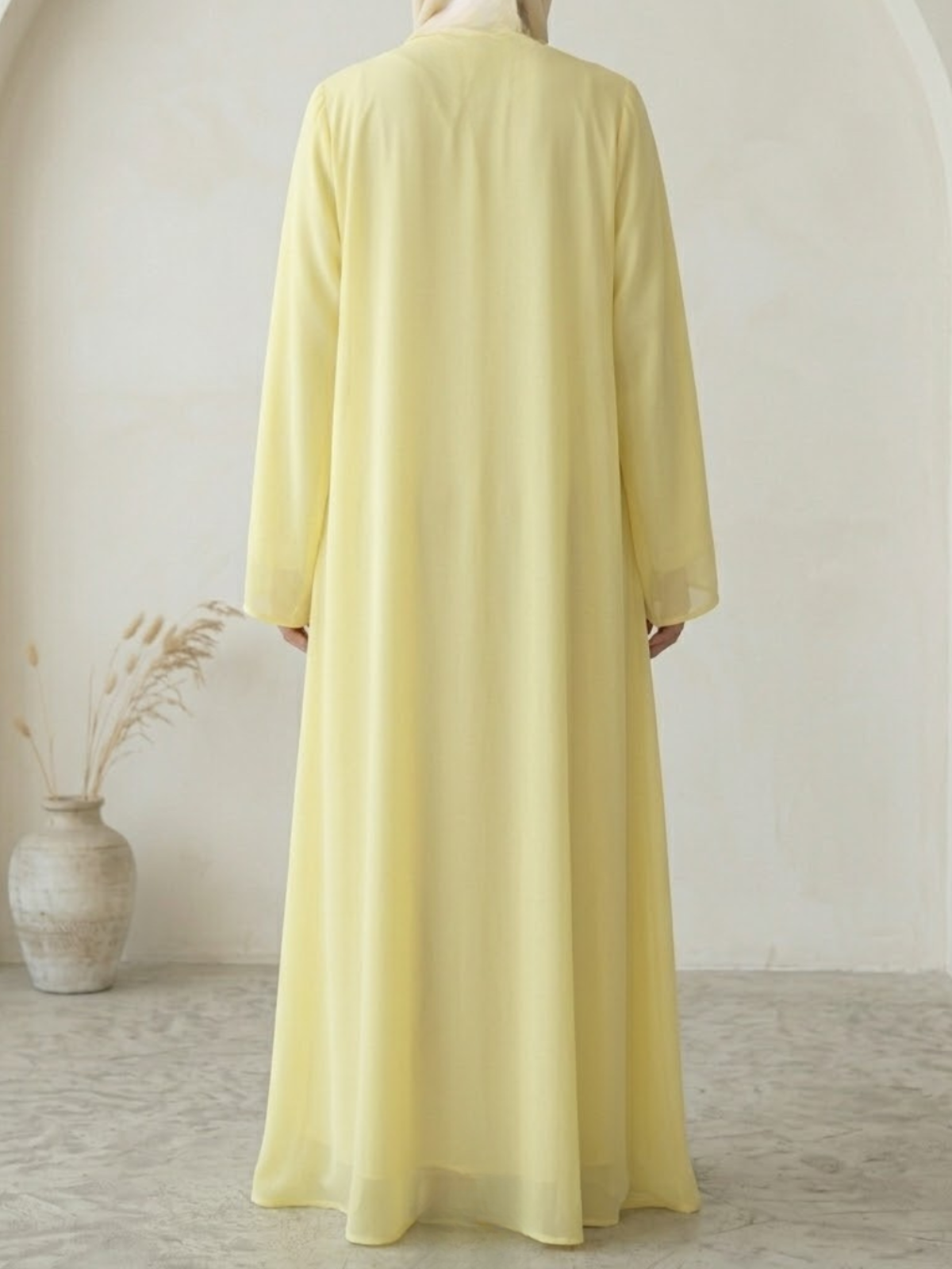 The Butter Yellow Abaya