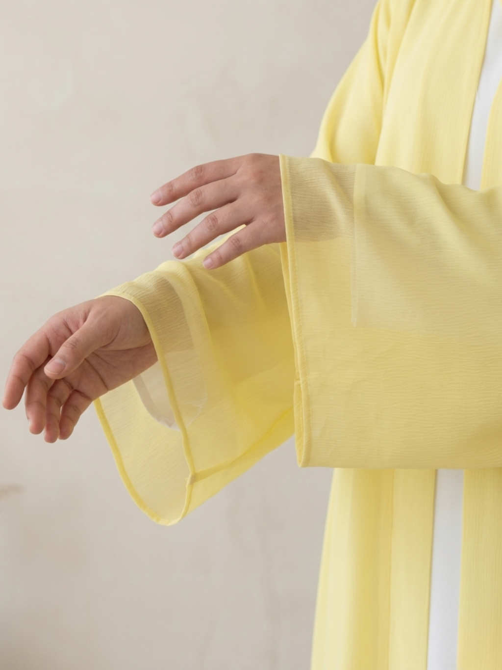 The Butter Yellow Abaya