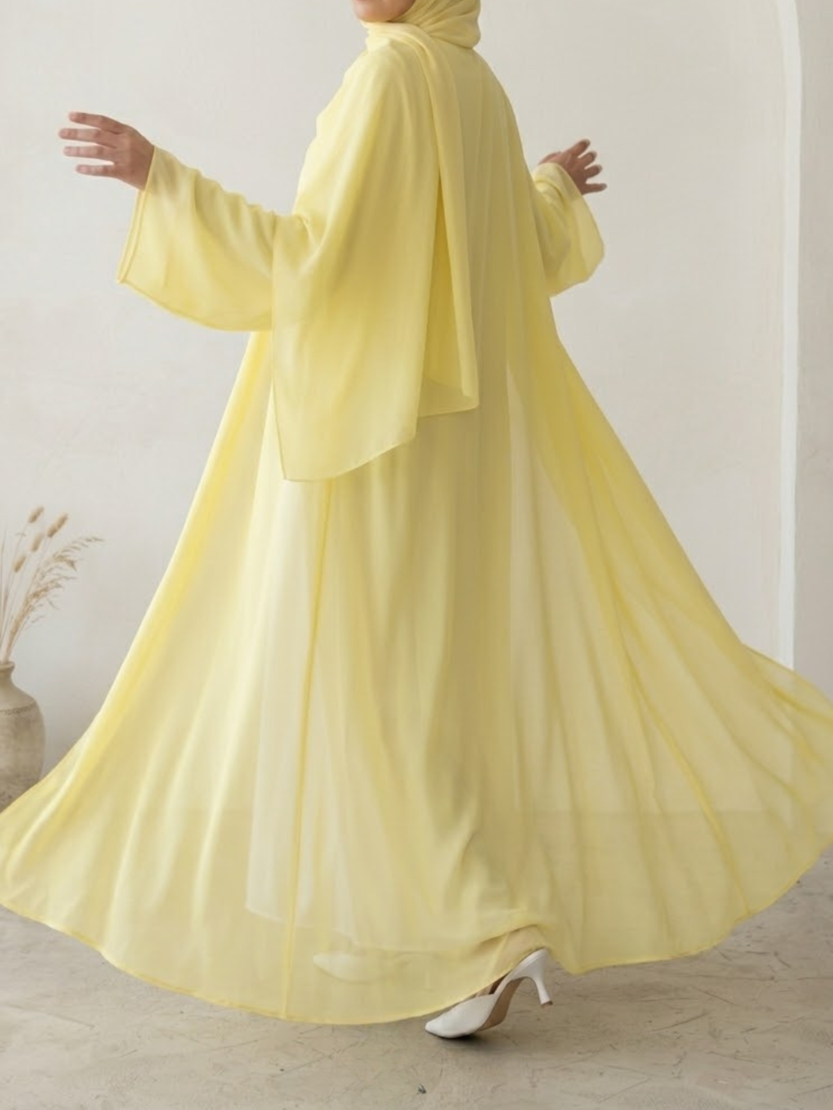 The Butter Yellow Abaya