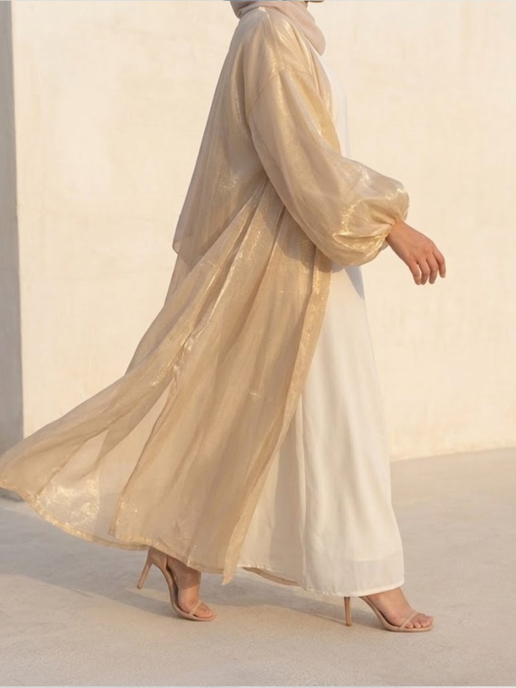 Sunset Organza Abaya
