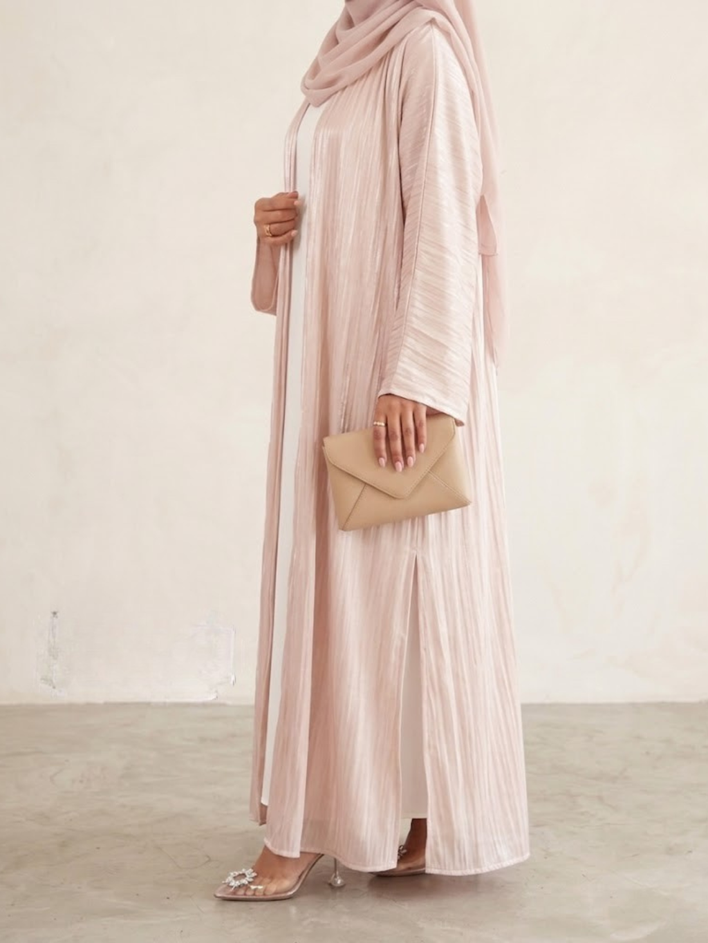 The Blush Pink Abaya