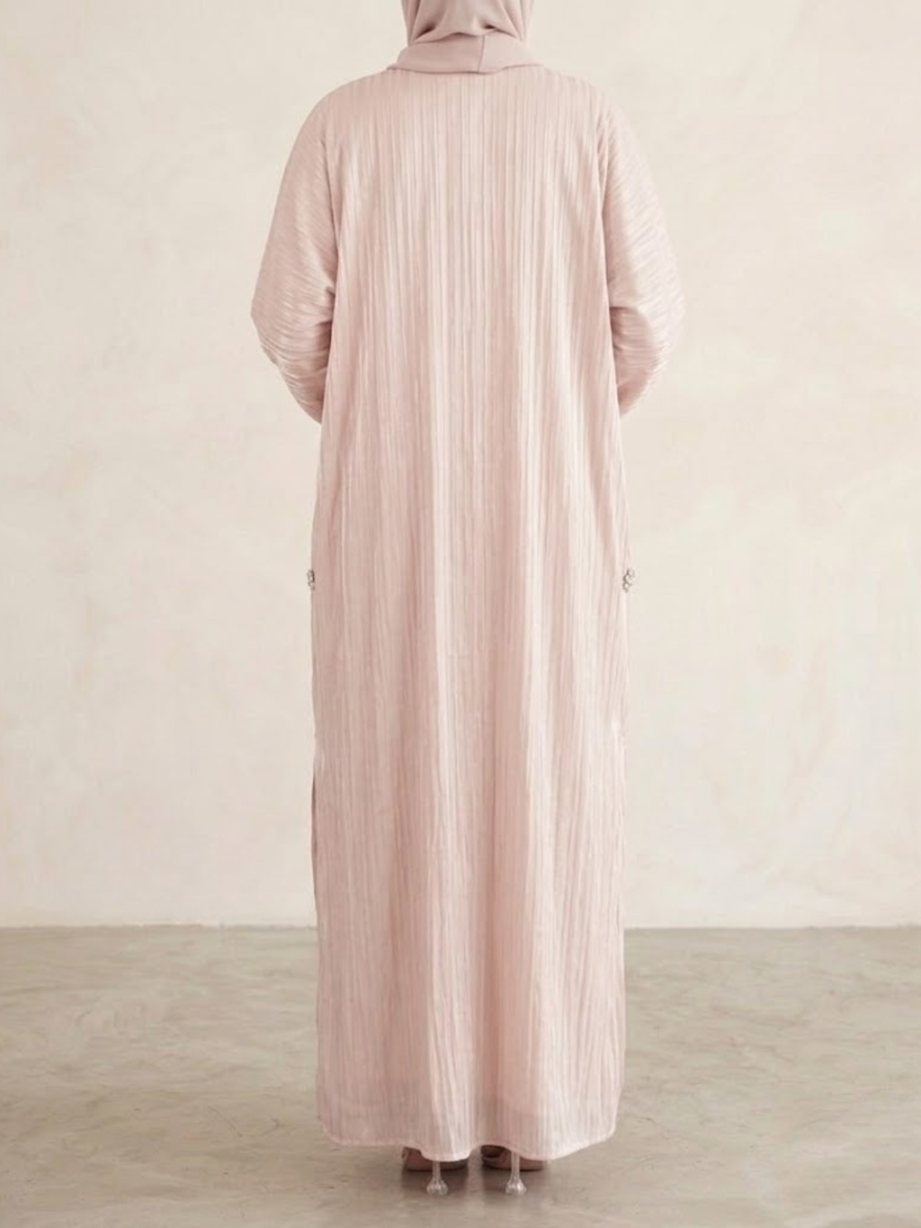 The Blush Pink Abaya