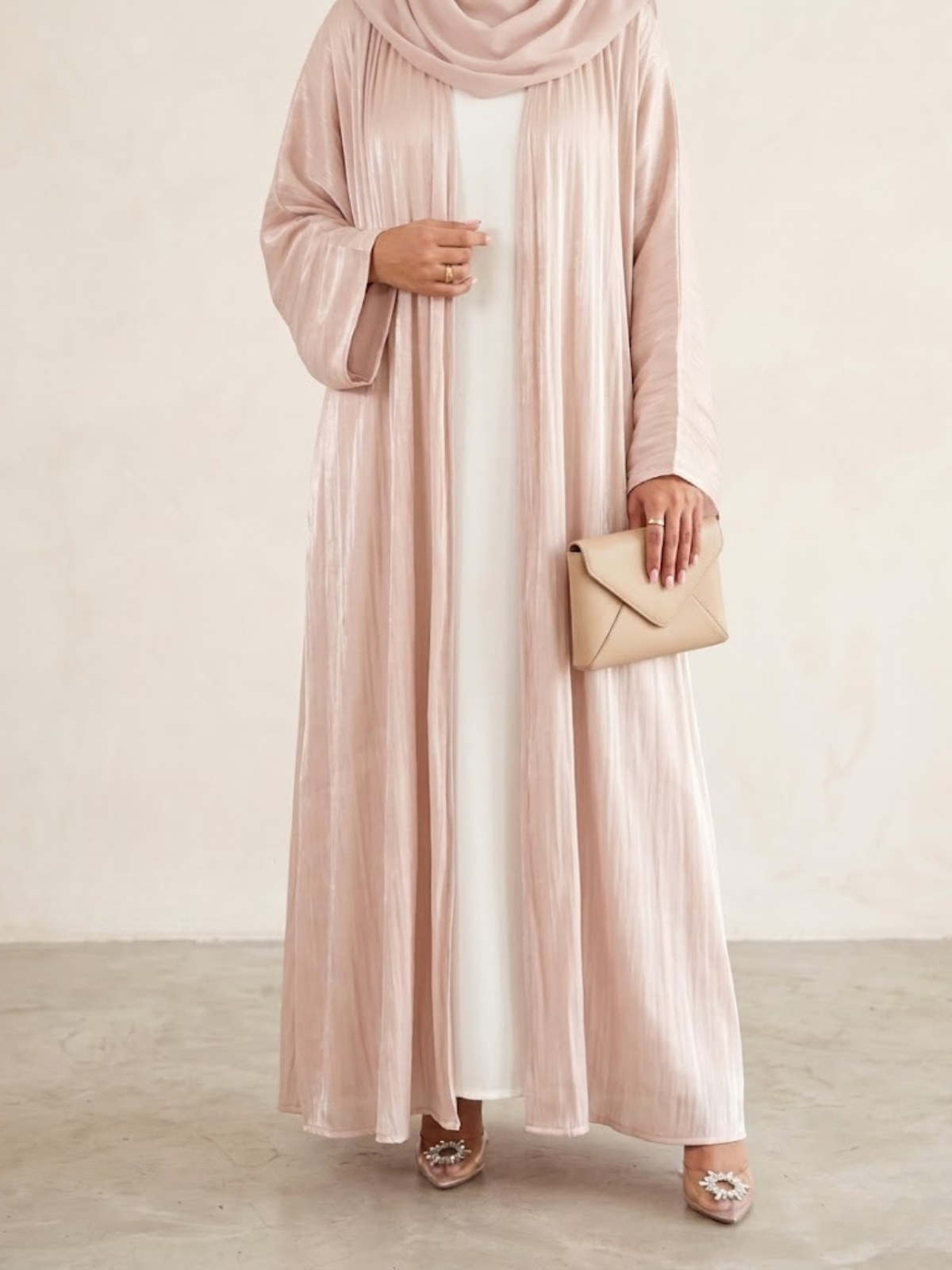 The Blush Pink Abaya