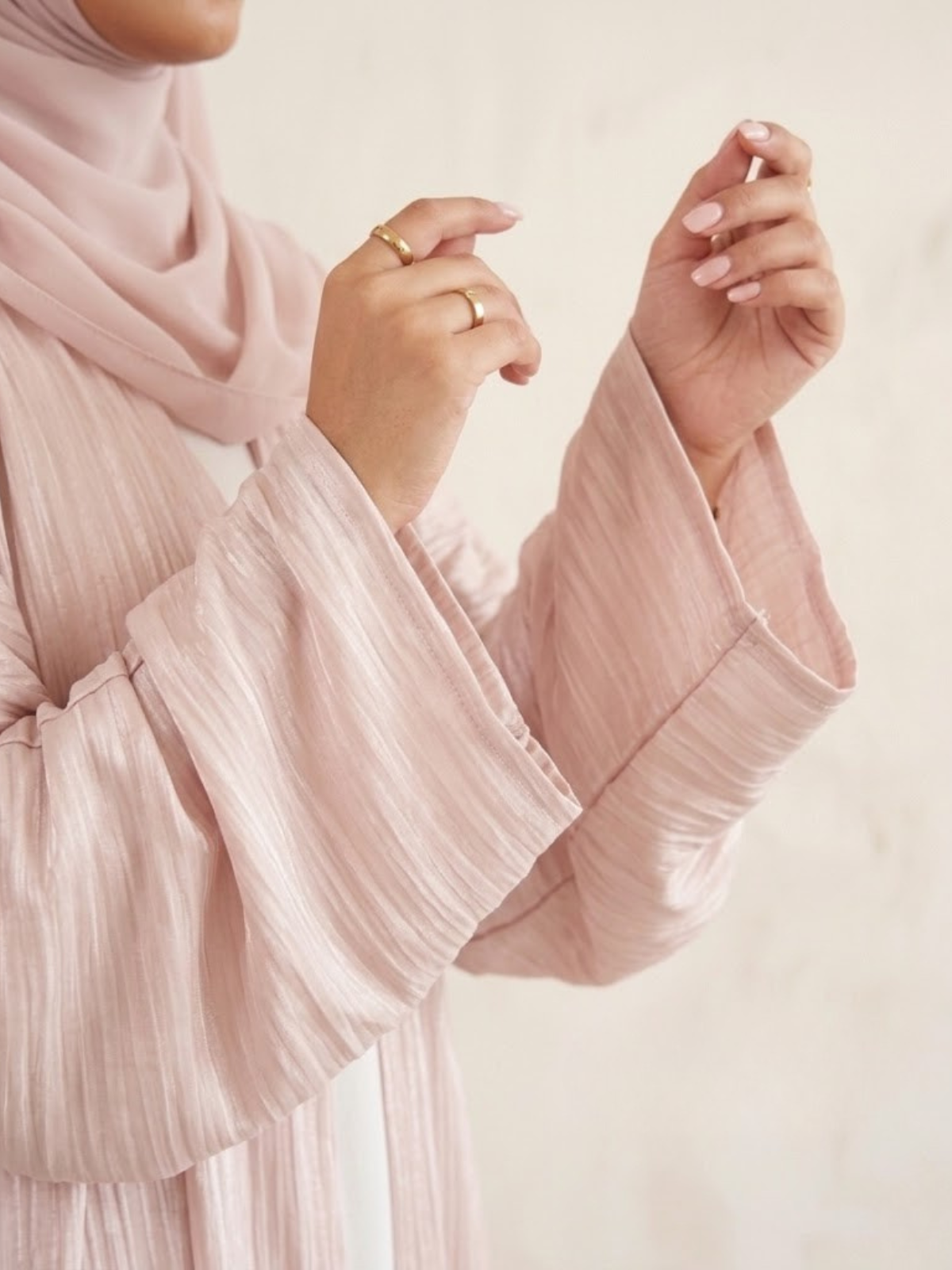 The Blush Pink Abaya