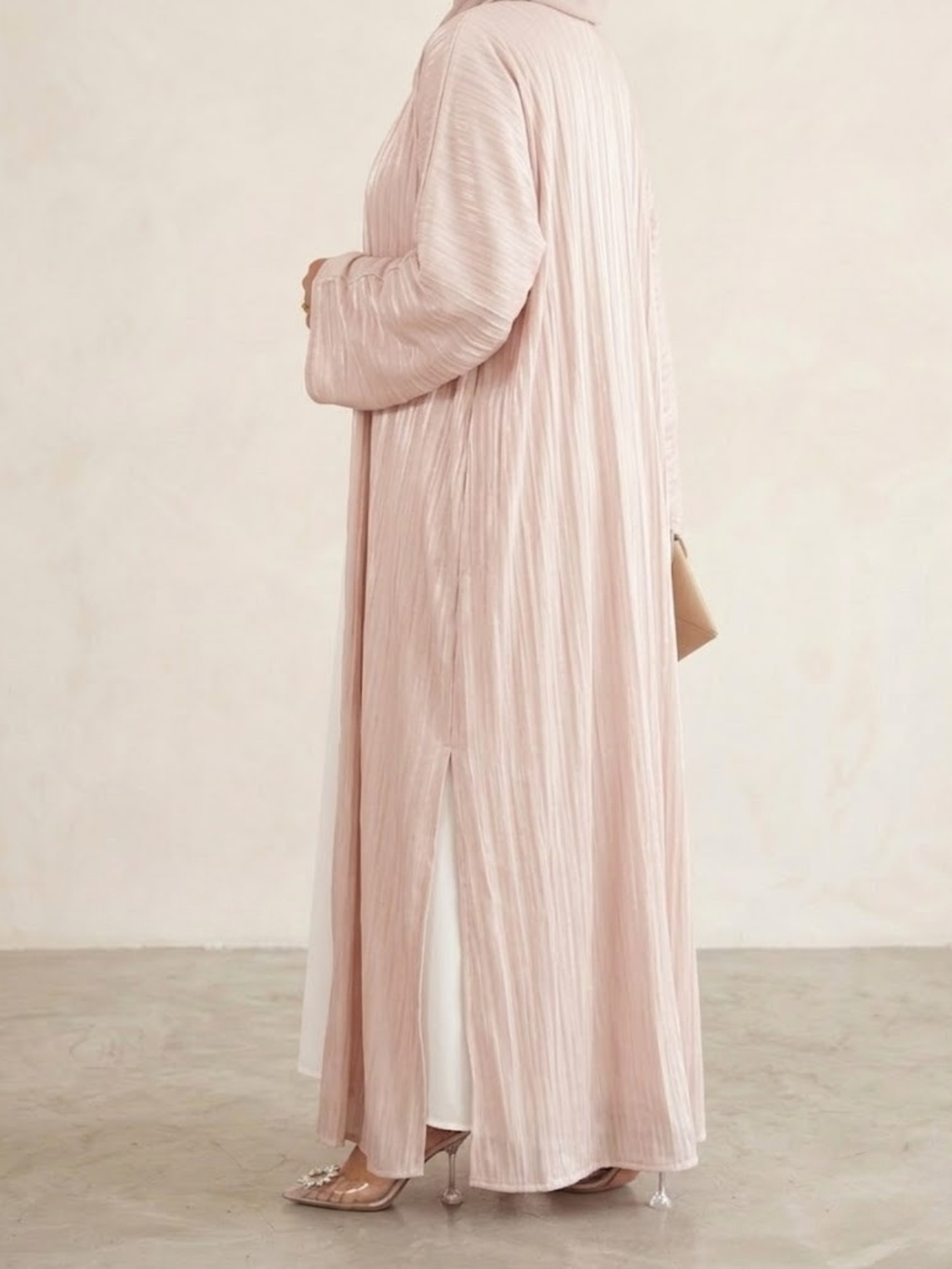 The Blush Pink Abaya