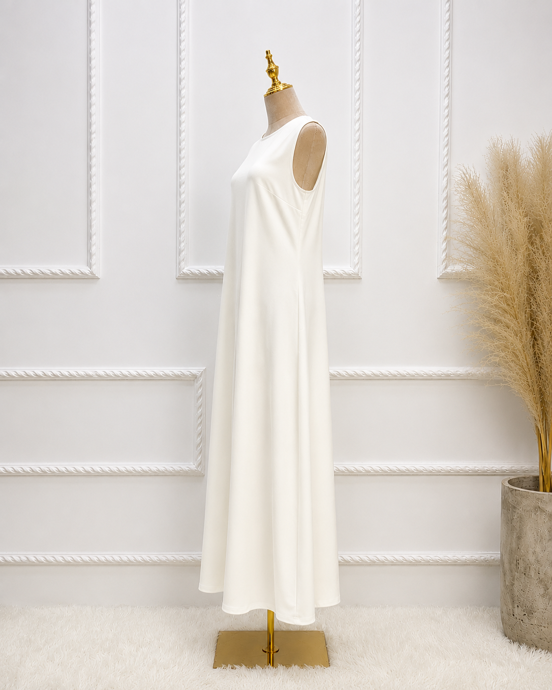 Off White Sleeveless Inner